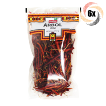6x Bags Badia Arbol Chili Pepper Pods | Gluten-Free Halal & Kosher | 6oz - £35.85 GBP
