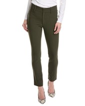 Vince High-Waist Cigarette Pant Women&#39;s Dark Pine Green Trousers Size 12 - £112.10 GBP