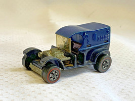 1969 Mattel Hot Wheels Redline Police Blue Paddy Wagon Diecast 1:64 Car Toy - £48.03 GBP
