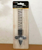 Taylor Clearvu Glass Rain Gauge NEW UNOPENED PACKAGE - £10.03 GBP