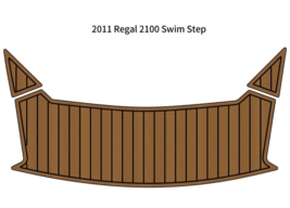 2011 Regal 2100 Swim Platform Step Pad Boat EVA Foam Faux Teak Deck Floo... - $4,730.89 MXN