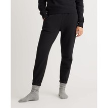 Quince Womens Organic Heavyweight Fleece Boyfriend Sweatpant Pockets Black M - £19.25 GBP