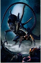 Greg Horn Signed Avp Comic Art Print ~ Aliens w/ Pods - £23.42 GBP