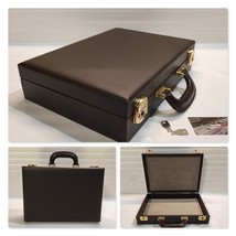Briefcase for Coins IN PU (Head Of Mosto ), Inside IN Velvet Italy - £79.01 GBP
