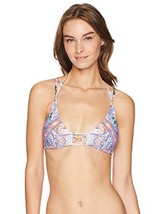 Nanette Lepore Womens Strappy Back Bralette Swimsuit Top,Size Medium - £25.79 GBP