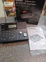 Uniden Bearcat Police Fire Weather Scanner FM Radio Alarm Clock BC365CRS - $123.74
