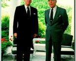 Ronald Reagan And Secretary of State Alexander Haig UNP Chrome Postcard G11 - $3.91