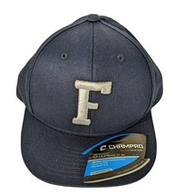 Navy Blue Hat With F Logo on Front Size Medium L XL - $19.50