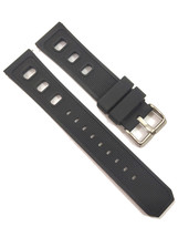 22mm Silicone Rubber Watch Band Strap CITIZEN H800 S081157 Black Pin Buckle-13 - £15.43 GBP