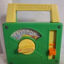 Fisher Price Toyland Radio (Mechanical) VINTAGE 1983 Made In Japan, TESTED Works - £5.38 GBP