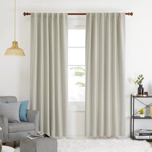 Deconovo Back Tab And Rod Pocket Solid Thermal Insulated Blackout Curtain And - $49.97