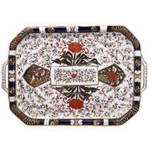 1882 18.5&quot; Crown Derby Imari 198 Tea Tray Rare - £1,081.82 GBP