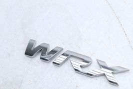 08-14 SUBARU IMPREZA WRX SEDAN REAR TRUNK LID EMBLEM BADGE LOGO E4407 image 3