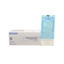 BRITEDENT Self Seal 2.25 x 5 Sterilization Pouches 200/Bx BSI-5023 - £4.41 GBP