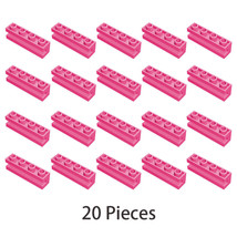 20x Dark Pink 2653 Brick Special 1x4 with Groove / Sliding Piece 1x4 Brand New - £5.90 GBP