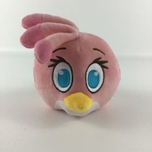 Angry Birds Stella Pink Bird Plush Stuffed Animal 6&quot; Toy 2014 Rovio Character - £33.24 GBP