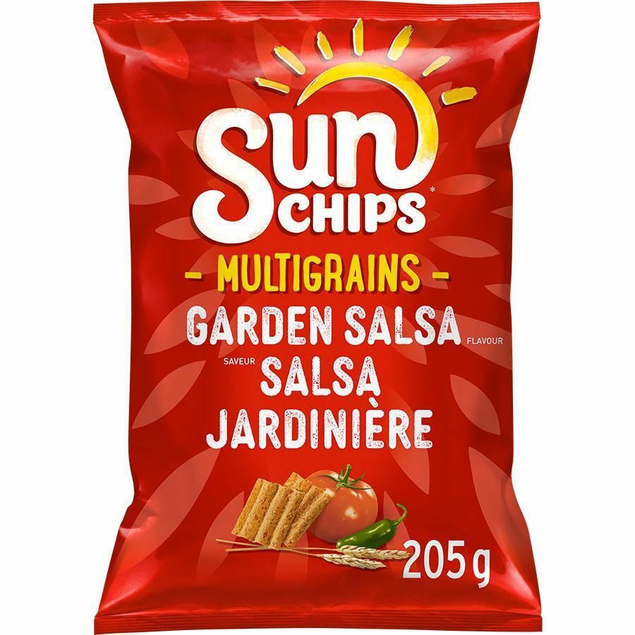 8 Bags Sun Chips Garden Salsa Multigrain Snacks 205g Each-Canada -Free Shipping - $59.02