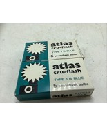 10 Atlas Tru-flash Type 1 B Blue Camera Photoflash Flash Bulbs - $8.59