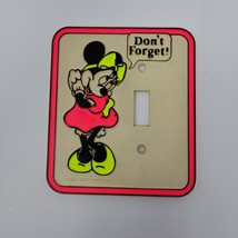 Disney Minnie Mouse Vintage Light Switch Plate Cover 60s Pop Art Mickey - $8.59