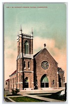 St Patrick&#39;s Church Tacoma Washington WA UNP DB Postcard R9 - $4.42