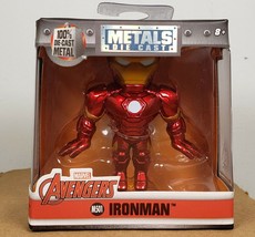 Jada Toys Marvel Die-Cast Ironman 2.5&quot; Inch Figure Avengers M501 - £11.45 GBP