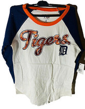 G-III Detroit Tigers MLB Long Sleeve T-Shirt White/Blue Small - £21.82 GBP