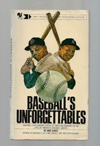 Baseball Baseball&#39;s Unforgettables By Mac Davis 7TH Pb Ex++ 1970 Bantam - £15.57 GBP