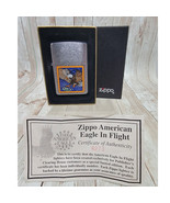Zippo 1997 American Eagle Vintage Lighter Dual Sided 8273 - $52.07 CAD