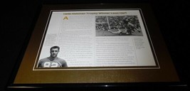 Leon Hart Framed 11x14 Photo Display Notre Dame Heisman Winner - £27.12 GBP