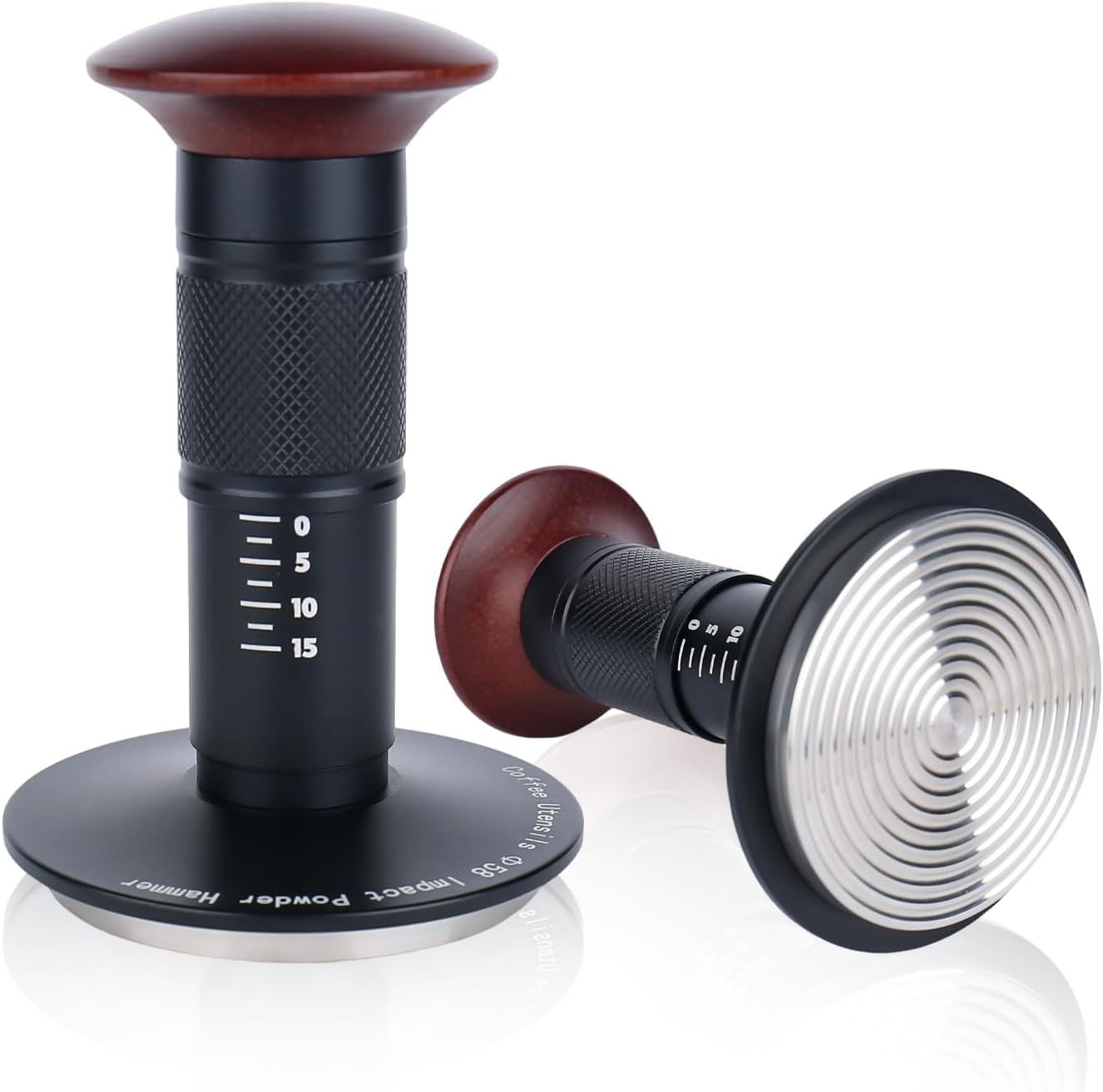 51Mm Espresso Tamper With Sound Feedback, Impact Coffee Tamper With 4 Sp... - $39.99
