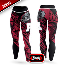 Exclusive Alabama colorful premium leggings for Crimson Tide fans - $39.75