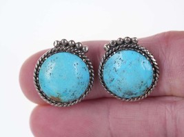 Native American Sterling/turquoise stud earrings - $108.90