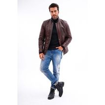 Vinci The Modena Quilted Leather Men Jacket image 2