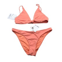 O&#39;Neill Saltwater Solids Bikini Set Rockley Bottom Pismo Top Orange XL - £30.34 GBP