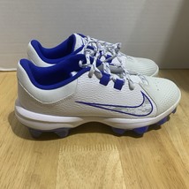 Nike Hyperdiamond 4 Pro  Women&#39;s Size 7.5 White Blue Softball Cleats FZ0... - $778.78 MXN