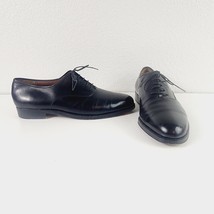 Salavatore Ferragamo Firenze Oxfords Mens 8 EE Black Leather Wingtip Dre... - $89.75