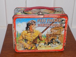 Vintage 1965 Fess Parker Daniel Boone Metal Lunchbox - $76.58 CAD