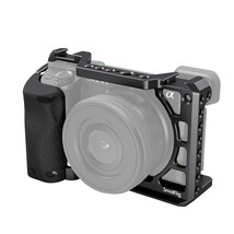 SmallRig Cage with Silicone Handgrip &amp; Cold Shoe for Sony a6100, a6300, ... - $67.99