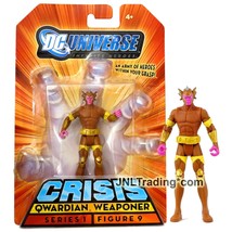 Year 2008 DC Universe Infinite Heroes CRISIS 4 Inch Figure # 9 QWARDIAN Weaponer - £19.97 GBP