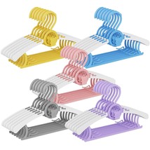 30 Pack Baby Hangers For Nursery Closet, Kids Baby Clothes Hangers Space Saving  - £23.42 GBP