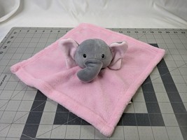 Lila Jack Gray Elephant Pink Lovey Stuffed Animal Toy - £8.71 GBP