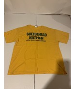 NFL Green Bay Packers Cheesehead Nation Print Tee Men’s Size XL Gildan Tag - $14.92