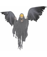 Halloween Animated Light Up Winged Reaper Skeleton  - $91.20 CAD