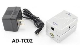 RCA Coax In to Toslink Digital Optical Out Converter Adapter w/ AC Power... - £34.00 GBP