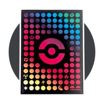 Pokemon Card Sleeve Single (K04): Rainbow Pokeball - $35.12 MXN
