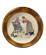 NORMAN ROCKWELL LTD ED TENDER YEARS SPRING TONIC 1978 GORHAM PLATE FRAME... - $20.23 CAD
