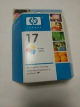 New Genuine Hp 17 Tricolor Ink Color Cartridge Expiration August 2007 82... - $11.99