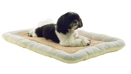 Nano-Silver Anti-Bacterial Neutral Carpentry Designer Reversible Pet Dog Bed Mat - £18.39 GBP
