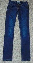 Womens Jeans Aeropostale Bayla Skinny Straight Dark Blue Denim Junior Girls- 1/2 - £9.48 GBP