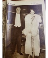 President Roosevelt and His Wife March 8th 1936 NY Times Newspaper Page - $242.75 MXN
